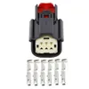5 Sets 6 Pin automotive connector harness headlight plug with terminal 33472-0606, DJ7068W-1.5-21