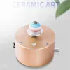 Livraison gratuite 12V Production d'art en céramique Mini argile faisant la machine de poterie 1500Rpm Kits d'artisanat