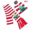 Boże Narodzenie Beanie kapelusz scarf set dla LED dzianiny migające szaliki Zestaw Czapka do Snowflake Elk Renifer Xmas Drzewo Party rekwizyty XD21178