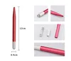 DHL Snelle verzending aluminiumlegering permanente make-up wenkbrauw microblading pen machine 3D tattoo handleiding doule hoofd pen 100pcs / lot