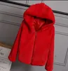 Winter Warm Neue Faux Nerz Casual Frauen Faux Pelzmantel Mit Kapuze Pelzigen Gefälschte Pelz Damen Jacke Zipper Rosa Outwear Plus größe6035341