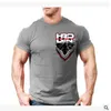 새로운 디자인 짧은 소매 근육 강아지 인쇄 재미 있은 남자 Tshirt 캐주얼 O 넥 티셔츠 남성 티셔츠 티셔츠