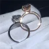 Choucong 2018 Promise Finger Ring 925 Silver Sterling Cut Oval 3ct Diamond Engagement Band Rings For Women Wedding Jewelry