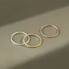 New Simple Style 925 Sterling Silver Rings for Women Men Stackable Ring Fine Jewelry Anillos Bijoux Femme