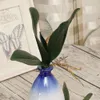 1Pcs Phalaenopsis leaf artificial plant decorative flowers auxiliary material flower decoration Orchid leaves
