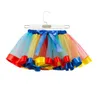 2-11 Anos Crianças Crianças Roupas Meninas Tutus Arco-íris Color Bebê Menina Tutu Saias Miúdos Linda Bolha Saia Bebês Bolo Camada Vestido BY0986