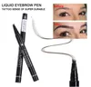 4 Brush heads eyebrow Liquid pencil Very fine-grained brushes waterproof durable four-forked Eye brow Enhancers free ship 24pcs