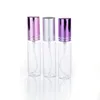 MINI 10ml metal Empty Glass Perfume Refillable Bottle Spray Perfume Atomizers Bottles DHL/EMS/Fedex Free Shipping 10 colors LX5594