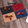Geschenkoming Dikke Vintage Ribbon Pearlescent Paper Envelops 4Colors Kraft Envelope voor bruiloft uitnodiging Gift1