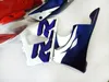 Gratis Custom Fairing Kit för Honda CBR900 RR Fairings 98 99 CBR900RR Röd vitblå motorcykeluppsättning CBR919 1998 1999 kg46