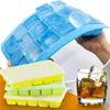 DIY Icing Fruit Cube Mold 15 Hole Silicone Ice Mold Summer Fruit Ice Cream Mold Ice Cube Maker for Wine Whisky