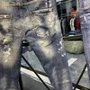 2019 Mens Distressed Ripped Biker Jeans Slim Fit Motorfiets Biker Denim voor Mannen Mode Designer Hip Hop Mens Jeans Goede Kwaliteit