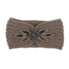 Bandeaux tricotés pour femmes, accessoires pour cheveux larges et chauds d'hiver, 7440272