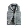 Gilet da uomo modello konng gonng autunno e inverno gilet ispessito marchio di moda gilet da uomo versione alta