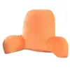 accessori per la decorazione della casa Cuscino per sedia con schienale grande in peluche per la lettura Cuscino per il supporto lombare con federa per la decorazione della stanza delle braccia