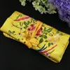 Embroidered flower bird Silk Jewelry Travel Bag Roll n go Cosmetic Bag for Makeup Drawstring Bag Foldable Storage Pouch 30pcslot9043546