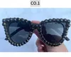 Lunettes de soleil Vintage en forme de chat pour femmes, marque de luxe, en cristal, monture en pierres précieuses scintillantes, UV400, vente en gros