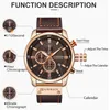 Curren Brand Watch Men Leather Sports Watches Men's Army Military Quartz Wristwatch Chronograph Male Clock Relogio Masculino 257b