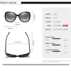 Aoron Design Design Kobiety spolaryzowane okulary przeciwsłoneczne Kobiety Fox W stylu okularów przeciwsłonecznych Akcesoria