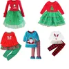 baby kids girs Christmas clothing sets Kids Long sleeve Christmas Snowma Deer Tree print girl's set causal summer girl set t shirt+ Pant