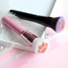1pc Cat Claw Paw Makeup Brushes Söt Foundation Pulver Blush Brush Handgjord Fiber Hårbjörk Handle Beauty Makeup Tool