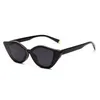 Fashion Brand designer Sunglasses kitten eye frame top quality ladies generous style uv400 protection glasses triangle cat eye sunglasses