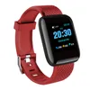 116 Plus Smart Watch Bracelets 피트니스 추적기 심박수 단계 카운터 활동 모니터 밴드 팔찌 PK ID115 플러스 iPhone an3934050