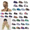 34 stilar Party Mask Hårband Elastisk Sport Headband Multi-Function Headwear Scarf för Fitness Antiperspirant Svettabsorberande Turban