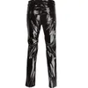 Panties Plus Size Men Sexy Black Wetlook Faux Leather Lingerie Exotic Pu Latex Catsuit Zipper Pvc Stage Clubwear Gay Fetish Pants C1903160