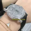 DM Top Version Traditionnelle Jewelry Series 82760/000g-9852 Diamonds Dial Miyota 9015 Automatisk herrklocka Diamond Case Designer Watches