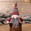 Christmas Plush Doll Hanging Ornament Decorations Knitted Gnome Dolls Xmas Tree Wall Hang Pendant Holiday Decor Gift 6 Colors Free DHL or UPS HH9-2461