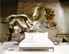 الأوروبي 3d ستيريو الحصان تنقش الحصان إلى الجداريات خلفيات 3d التلفزيون خلفية كبيرة جدار اللوحة خلفيات لغرفة المعيشة جدارية ورق الحائط