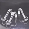 Nouveau tuyau de brûleur à mazout en verre épais pyrex 10mm 14mm 18mm mâle femelle barboteur clou à huile pour barboteur bong vs quartz banger nail