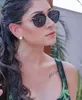 نظارة شمسية مستديرة السلحفاة العدسة الزرقاء 119 ظلال Occhiali da SOLE SOLESX Sunglasses جديدة مع Box230V