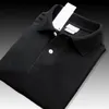 Designer Herren-Polos-Shirt Sommer Kurzarm 100% Baumwolle atmungsaktives lässiges Festes Hemd Grundstücke Größe XS-4XL