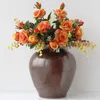 flowers buds Artificial Latex Rose for Wedding Real Touch Flower Bouquet Home Decorations Party1803716