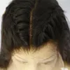 100ブラジルのヴィリグニレミーヒューマンヘアストレートアフリカ系アメリカ人のgluellessフルレースウィッグフロントレースwig9428470