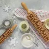 Natale goffratura mattarello inciso rullo renna fiocco di neve cottura biscotti biscotto torta fondente pasta spedizione gratuita