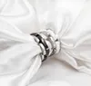 Klassieke single row ring zwart -witte keramische dames paar vinger trouwring