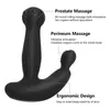 Draadloos roterende anale vibrator sonde buttplug perineum prostaat massager A32