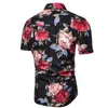 Mäns casual skjortor moda veloce mens kort ärm hawaiian män klänning skjorta hawaii 1