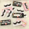 Wispy Wimpern 25 mm 3D-Nerz neue Stile flauschiges Fell dramatische Wimpern für Make-up mit Wimpernverpackung FDshine