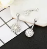 3 / Set Opal Navel Nail Soft Ceramic Ball Navel Ring Combinatie