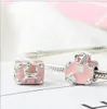 Passar Pandora Armband 30st Bagage Handväska Enamel Charm Bead Loose Pärlor för Partihandel DIY European Sterling Halsband Smycken Jul