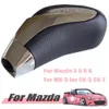 MAZDA의 경우 MX-5 CX-5 CX-7 CX-9 자동차 크롬 기어 시프트 스틱 손잡이 레버 핸드볼 자동 변속기 자동차 스타일링 352W