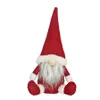 Wesołych Świąt Szwedzki Santa Gnome Pluszowe Lalki Ozdoby Handmade Elf Zabawki Dom Wakacje Dom Party Decor Ozdoby XBJK1910
