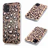 Manera del chapado en mármol TPU suave piel de leopardo cubierta del caso para el iphone 11 Pro XS máximo MAX XR 6 7 8 PLUS Samsung S10 S20 S20 Ultra PLUS S10E