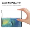 Dla Huawei Mate 30 Pro Pełna pokrywa 3d krawędź klej Ekran Anti Fingerprint Ochraniacz hartowany szkło z pakietem detalicznym