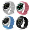 Hot Y1 orologio intelligente Bluetooth Wrisbrand braccialetto tondo touch screen con slot per schede SIM per Android Samsung iPhone con confezione al dettaglio