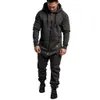 Lead Men's Suit Jumpsuit Garment Pajama Autumn Winter men Splicing Hoodie swearshit sets Loose zipper men Casual Overalls